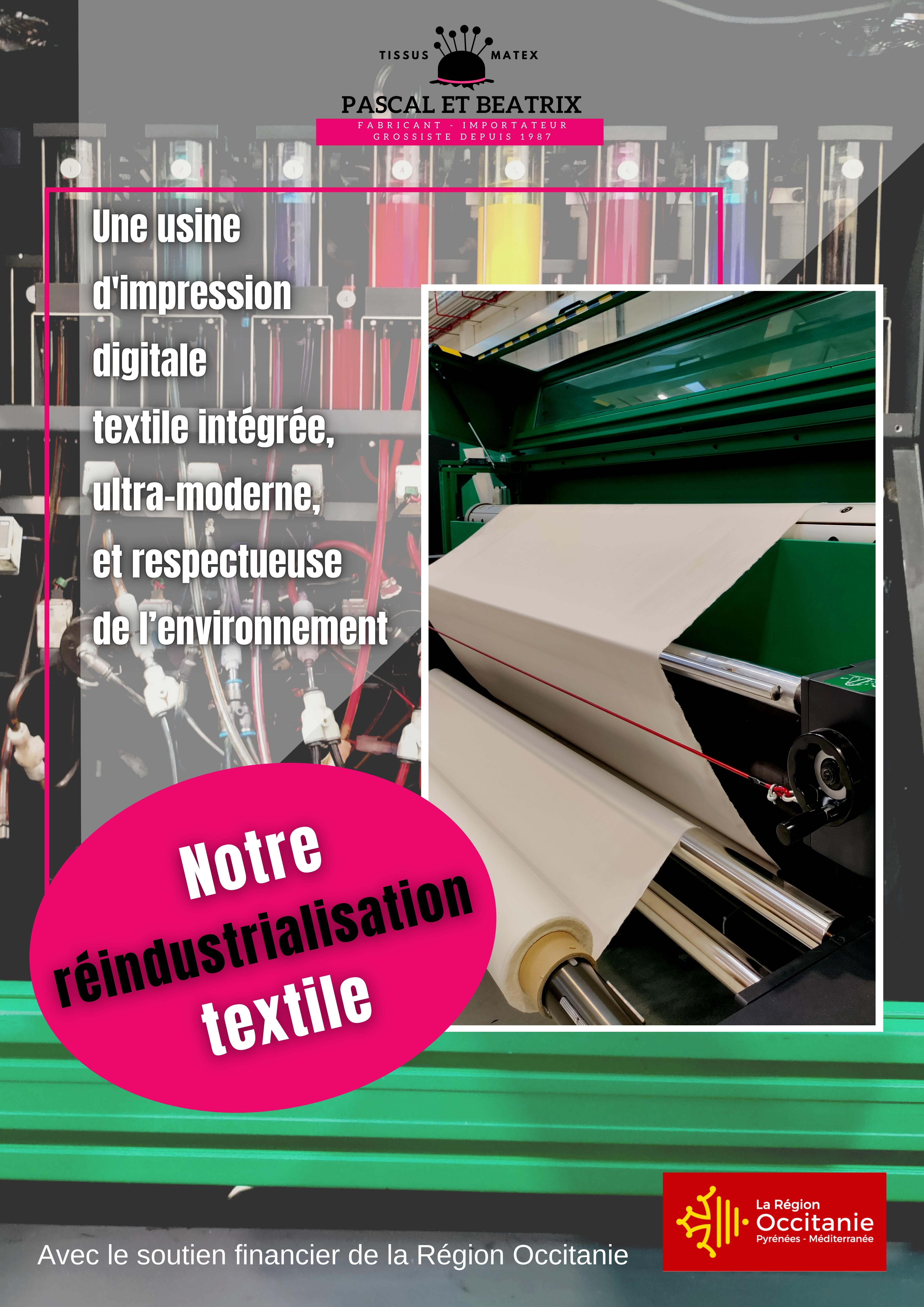 Impression Digitale Textile Fabrication francaise
